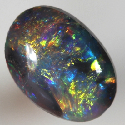 SOLID BLACK OPAL Bright red multicolour, always showing colour SEE VIDEO